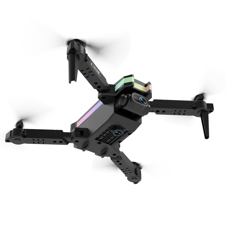 LSRC-XT8 4K HD Wifi FPV RC Drone Foldable Quadcopter, Model:Single Camera(Black)