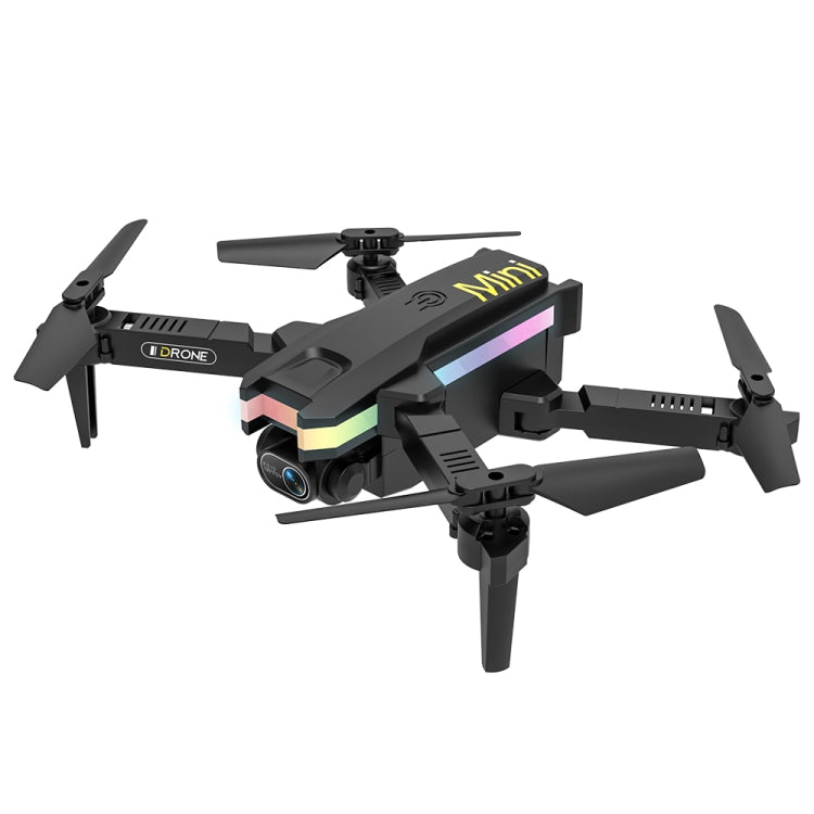 LSRC-XT8 4K HD Wifi FPV RC Drone Foldable Quadcopter, Model:Single Camera(Black)