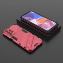 For Samsung Galaxy A23 Punk Armor 2 in 1 PC + TPU Shockproof Phone Case with Invisible Holder(Light Red)