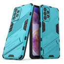 For Samsung Galaxy A23 Punk Armor 2 in 1 PC + TPU Shockproof Phone Case with Invisible Holder(Blue)