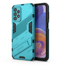 For Samsung Galaxy A23 Punk Armor 2 in 1 PC + TPU Shockproof Phone Case with Invisible Holder(Blue)