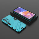 For Samsung Galaxy A23 Punk Armor 2 in 1 PC + TPU Shockproof Phone Case with Invisible Holder(Blue)