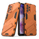 For Samsung Galaxy A23 Punk Armor 2 in 1 PC + TPU Shockproof Phone Case with Invisible Holder(Orange)