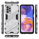 For Samsung Galaxy A23 Punk Armor 2 in 1 PC + TPU Shockproof Phone Case with Invisible Holder(White)
