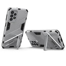 For Samsung Galaxy A23 Punk Armor 2 in 1 PC + TPU Shockproof Phone Case with Invisible Holder(White)