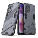 For Samsung Galaxy A23 Punk Armor 2 in 1 PC + TPU Shockproof Phone Case with Invisible Holder(Grey)