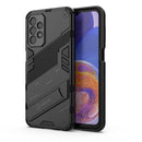 For Samsung Galaxy A23 Punk Armor 2 in 1 PC + TPU Shockproof Phone Case with Invisible Holder(Black)