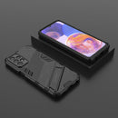 For Samsung Galaxy A23 Punk Armor 2 in 1 PC + TPU Shockproof Phone Case with Invisible Holder(Black)