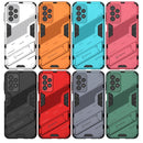 For Samsung Galaxy A23 Punk Armor 2 in 1 PC + TPU Shockproof Phone Case with Invisible Holder(Black)
