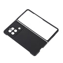 For vivo X Fold Accurate Hole Litchi Texture Genuine Leather Phone Case(Black)