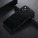 For Xiaomi 12 / 12X Genuine Leather Double Color Crazy Horse Phone Case(Black)