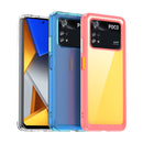 For Xiaomi Poco M4 Pro 4G Colorful Series Acrylic + TPU Phone Case(Black)