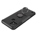 For OPPO Realme C21Y Armor Bear Shockproof PC + TPU Phone Case(Black)