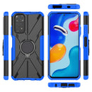 For Xiaomi Redmi Note 11/Redmi Note 11S 4G Global Armor Bear Shockproof PC + TPU Phone Case(Blue)