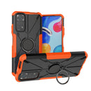 For Xiaomi Redmi Note 11/Redmi Note 11S 4G Global Armor Bear Shockproof PC + TPU Phone Case(Orange)