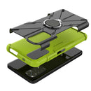 For Xiaomi Redmi Note 11/Redmi Note 11S 4G Global Armor Bear Shockproof PC + TPU Phone Case(Green)