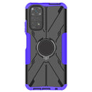 For Xiaomi Redmi Note 11/Redmi Note 11S 4G Global Armor Bear Shockproof PC + TPU Phone Case(Purple)