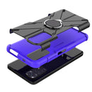 For Xiaomi Redmi Note 11/Redmi Note 11S 4G Global Armor Bear Shockproof PC + TPU Phone Case(Purple)