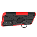For Xiaomi Redmi Note 11/Redmi Note 11S 4G Global Armor Bear Shockproof PC + TPU Phone Case(Red)