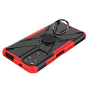For Xiaomi Redmi Note 11/Redmi Note 11S 4G Global Armor Bear Shockproof PC + TPU Phone Case(Red)