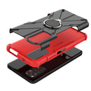 For Xiaomi Redmi Note 11/Redmi Note 11S 4G Global Armor Bear Shockproof PC + TPU Phone Case(Red)