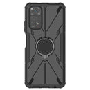 For Xiaomi Redmi Note 11/Redmi Note 11S 4G Global Armor Bear Shockproof PC + TPU Phone Case(Black)