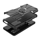 For Xiaomi Redmi Note 11/Redmi Note 11S 4G Global Armor Bear Shockproof PC + TPU Phone Case(Black)