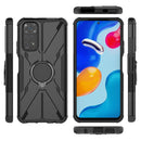 For Xiaomi Redmi Note 11/Redmi Note 11S 4G Global Armor Bear Shockproof PC + TPU Phone Case(Black)