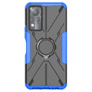 For Infinix Note 11 Armor Bear Shockproof PC + TPU Phone Case(Blue)