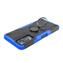 For Infinix Note 11 Armor Bear Shockproof PC + TPU Phone Case(Blue)