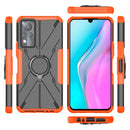 For Infinix Note 11 Armor Bear Shockproof PC + TPU Phone Case(Orange)