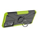 For Infinix Note 11 Armor Bear Shockproof PC + TPU Phone Case(Green)