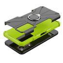 For Infinix Note 11 Armor Bear Shockproof PC + TPU Phone Case(Green)