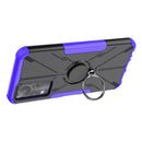 For Infinix Note 11 Armor Bear Shockproof PC + TPU Phone Case(Purple)