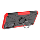 For Infinix Note 11 Armor Bear Shockproof PC + TPU Phone Case(Red)