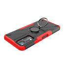 For Infinix Note 11 Armor Bear Shockproof PC + TPU Phone Case(Red)