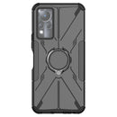 For Infinix Note 11 Armor Bear Shockproof PC + TPU Phone Case(Black)