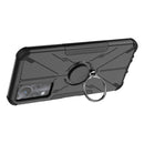 For Infinix Note 11 Armor Bear Shockproof PC + TPU Phone Case(Black)