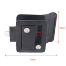 A5981-03 Black RV Paddle Entry Door Lock Latch