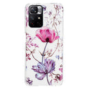 For Xiaomi Redmi Note 11 4G Electroplating Pattern TPU Phone Case(Lotus)