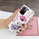 For Xiaomi Redmi Note 11 4G Electroplating Pattern TPU Phone Case(Lotus)