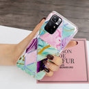 For Xiaomi Redmi Note 11 4G Electroplating Pattern TPU Phone Case(Triangular Rhombus)