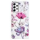 For Samsung Galaxy A33 5G Electroplating Pattern TPU Phone Case(Lotus)