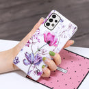 For Samsung Galaxy A33 5G Electroplating Pattern TPU Phone Case(Lotus)