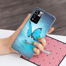 For Xiaomi Redmi Note 11 Pro 4G / 5G Luminous TPU Protective Phone Case(Butterfly)