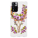 For Xiaomi Redmi Note 11 Pro 4G / 5G Luminous TPU Protective Phone Case(Flower Deer)