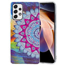 For Samsung Galaxy A13 4G Luminous TPU Protective Phone Case(Half-flower)