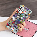 For Samsung Galaxy A13 4G Luminous TPU Protective Phone Case(Graffiti)