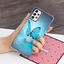For Samsung Galaxy A13 4G Luminous TPU Protective Phone Case(Butterfly)