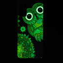 For Samsung Galaxy A13 4G Luminous TPU Protective Phone Case(Blue Owl)